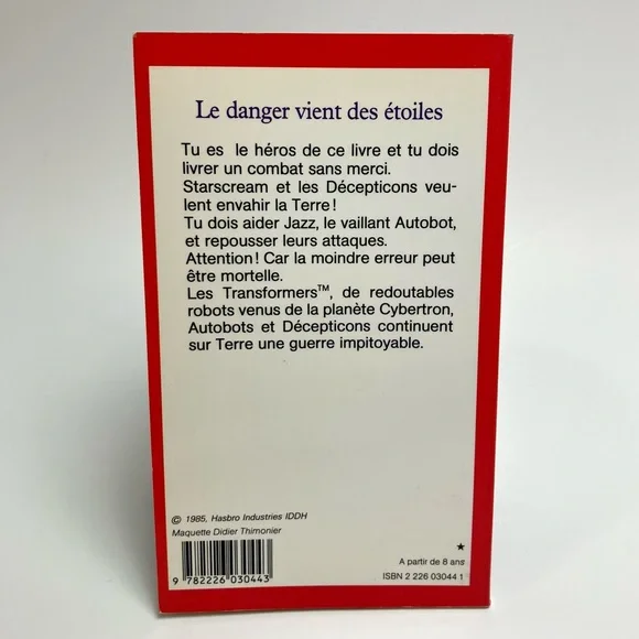 80s Vintage Transformers French Book Livre Jeu Vous êtes le héro 1980s Francais - Picture 3 of 7